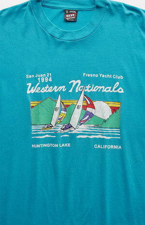 90s Fresno Yacht Club California Graphic T-Shirt image number 2