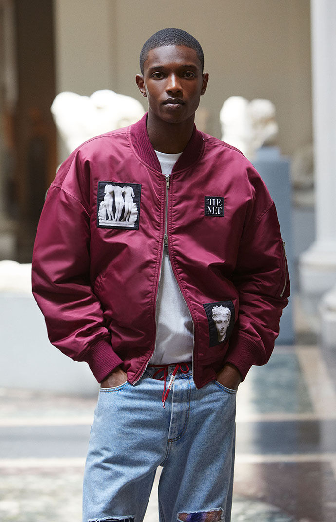 Pacsun black bomber jacket on sale