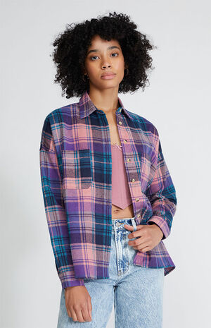 Boyfriend Flannel Shirt image number 1