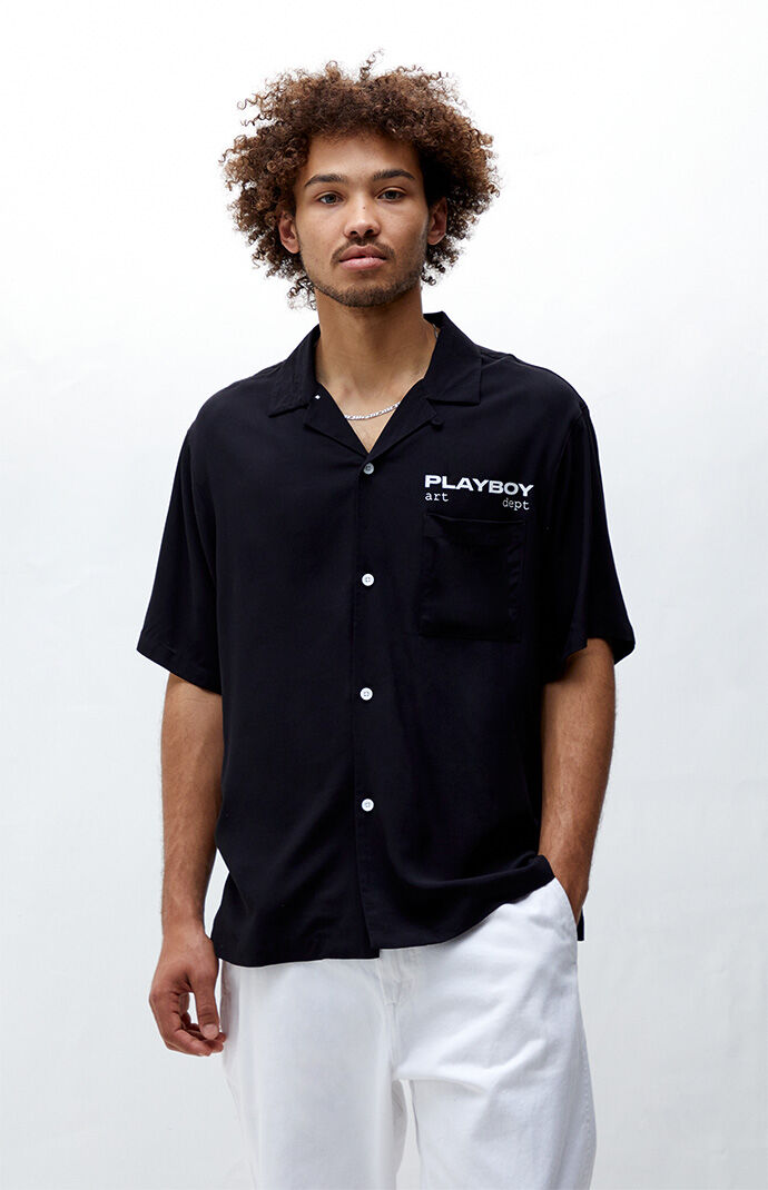 Playboy By PacSun Cyber Shop Camp Shirt 