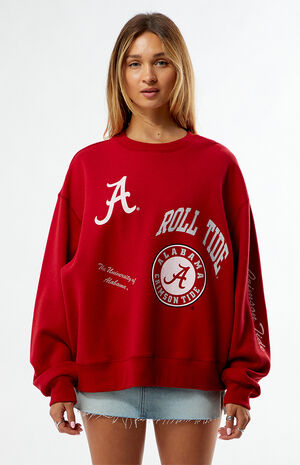 x Pacsun University of Alabama Crew Neck Oversized Sweatshirt image number 1