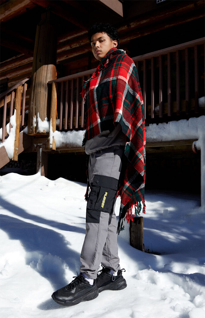 By PacSun Gray Paneled Cargo Pants