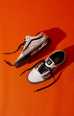 Vans x A$AP Worldwide White Old Skool Shoes | PacSun Vans x A$AP Worldwide White Old Skool Shoes | PacSun