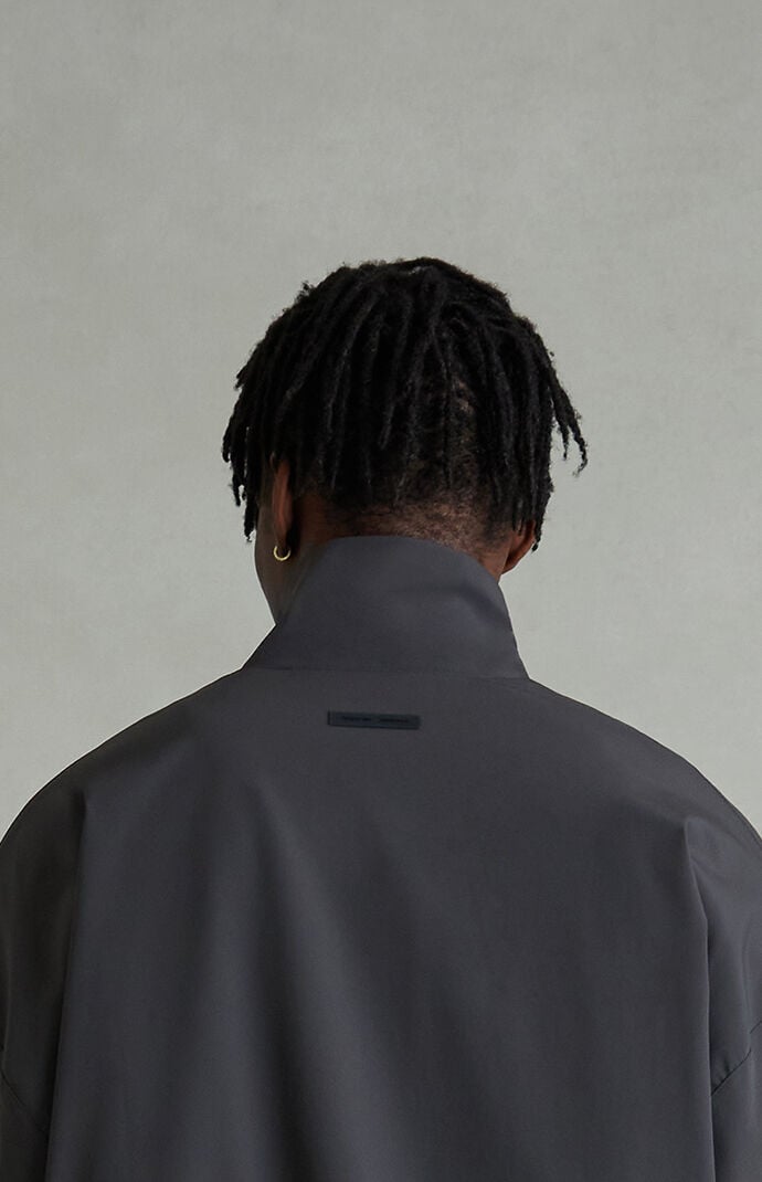 Fear of God ESSENTIALS Iron Gray Half-Zip Track Jacket