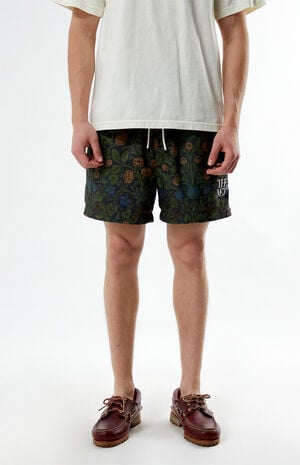 x PacSun Floral 4.5" Swim Trunks image number 3