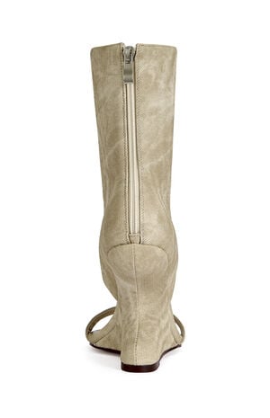 Women's Raffaello Beige Wedge Sandals image number 3