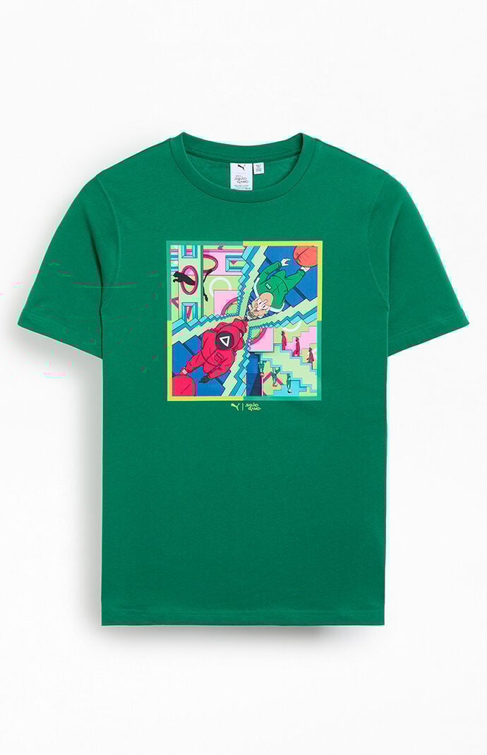 Puma x Squid Game Green T-Shirt | PacSun