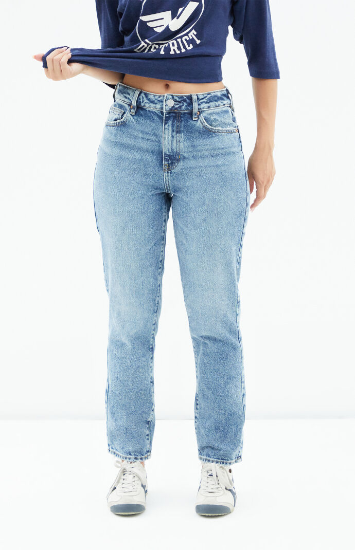 Pacsun Medium Indigo Mom Jeans | PacSun