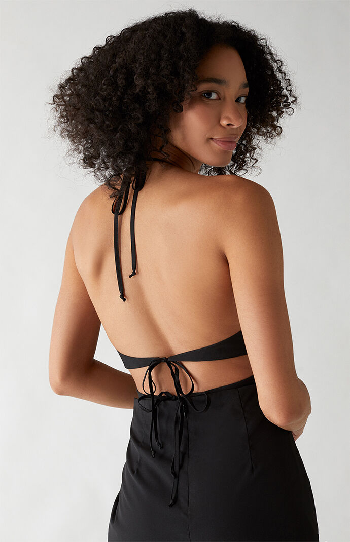 ワンピース S backless halter dress miniTHEREDTHREAD ワンピース S backless halter dress miniTHEREDTHREAD Edikted