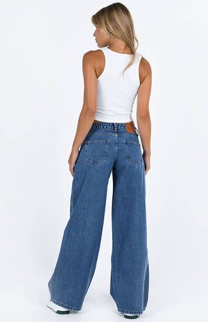 Ramos Low Rise Wide Leg Jeans image number 3