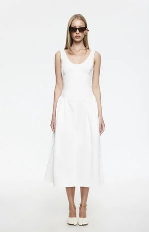 Luna Rosa Poplin Maxi Dress image number 1