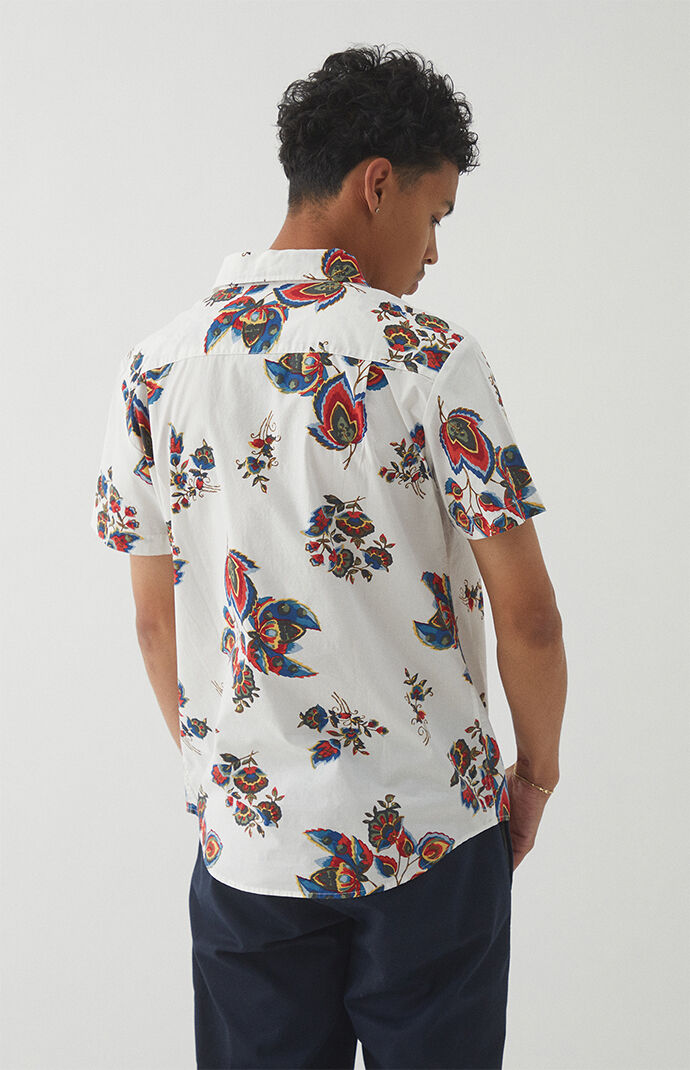 Charter Print Woven Camp Shirt