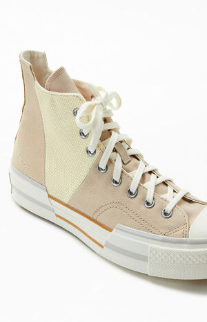 Beige Chuck 70 Plus High Top Sneakers image number 6