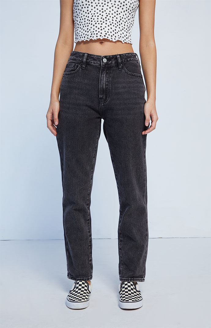 Black Mom Jeans