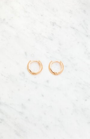 John Galt Gold Hoop Earrings | PacSun