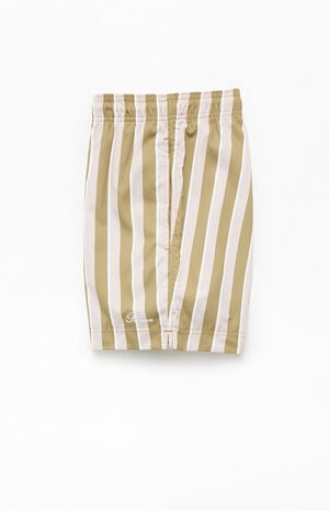 Balcony Striped Eco 4.5" Swim Trunks image number 3