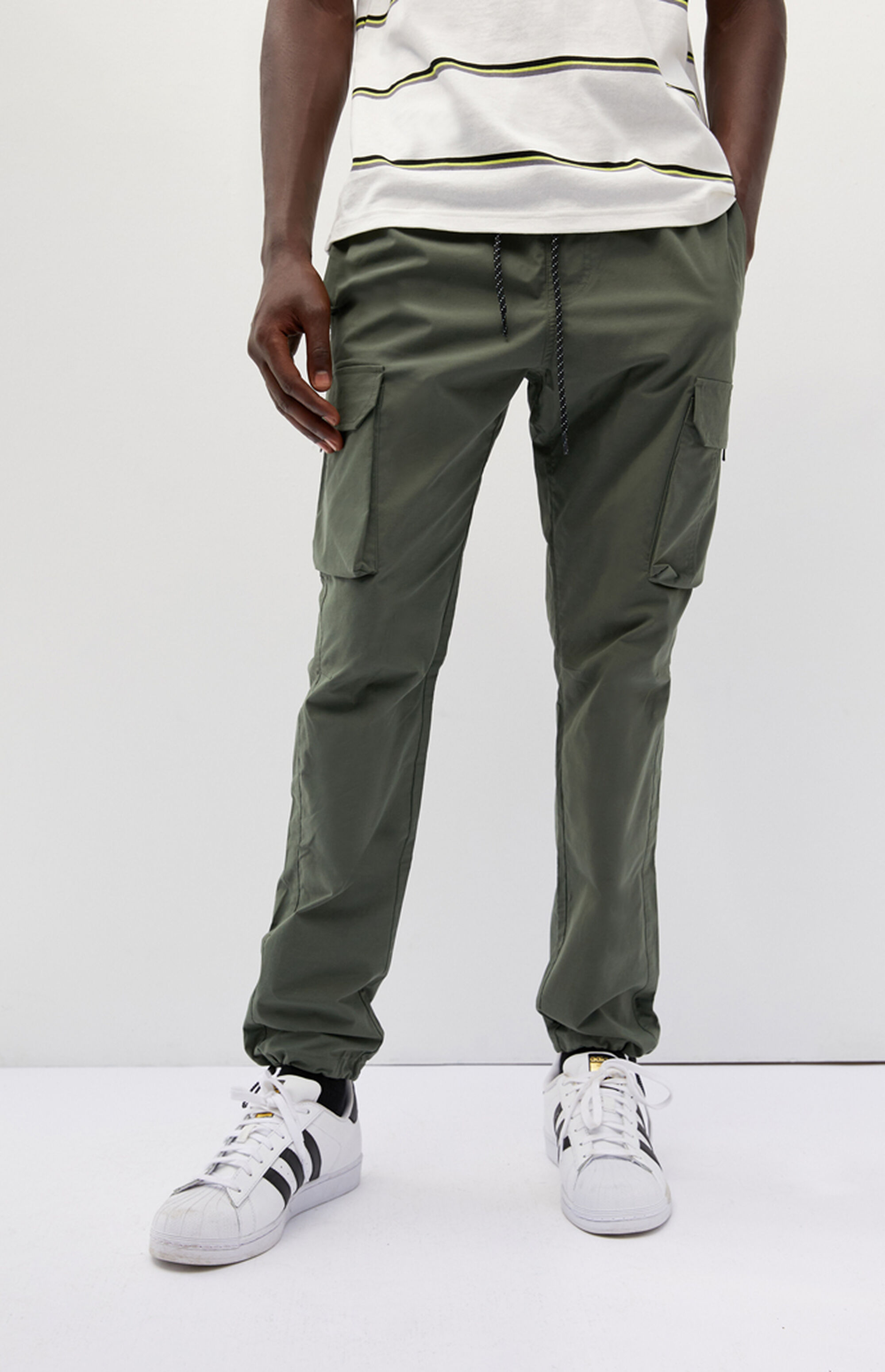 green cargo pants pacsun