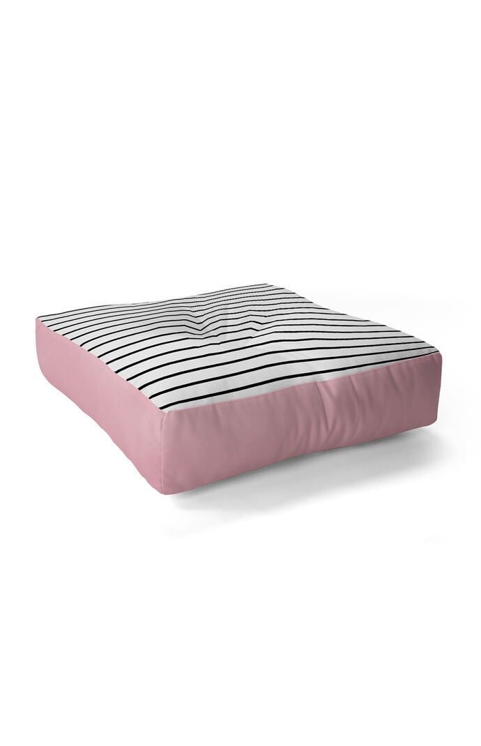 Pink n' Stripes Floor Pillow