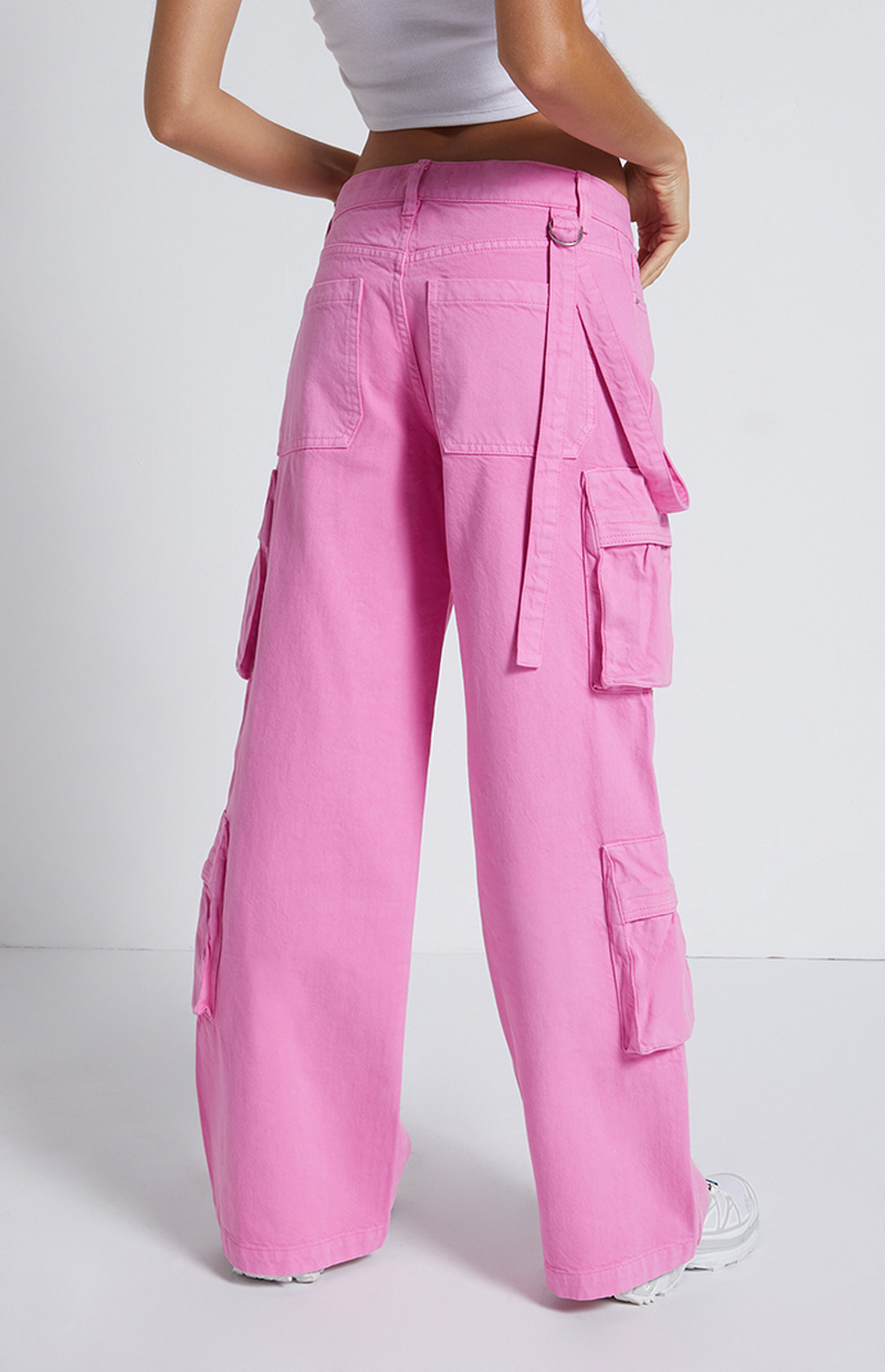 PacSun Pink Baggy Cargo Pants PacSun