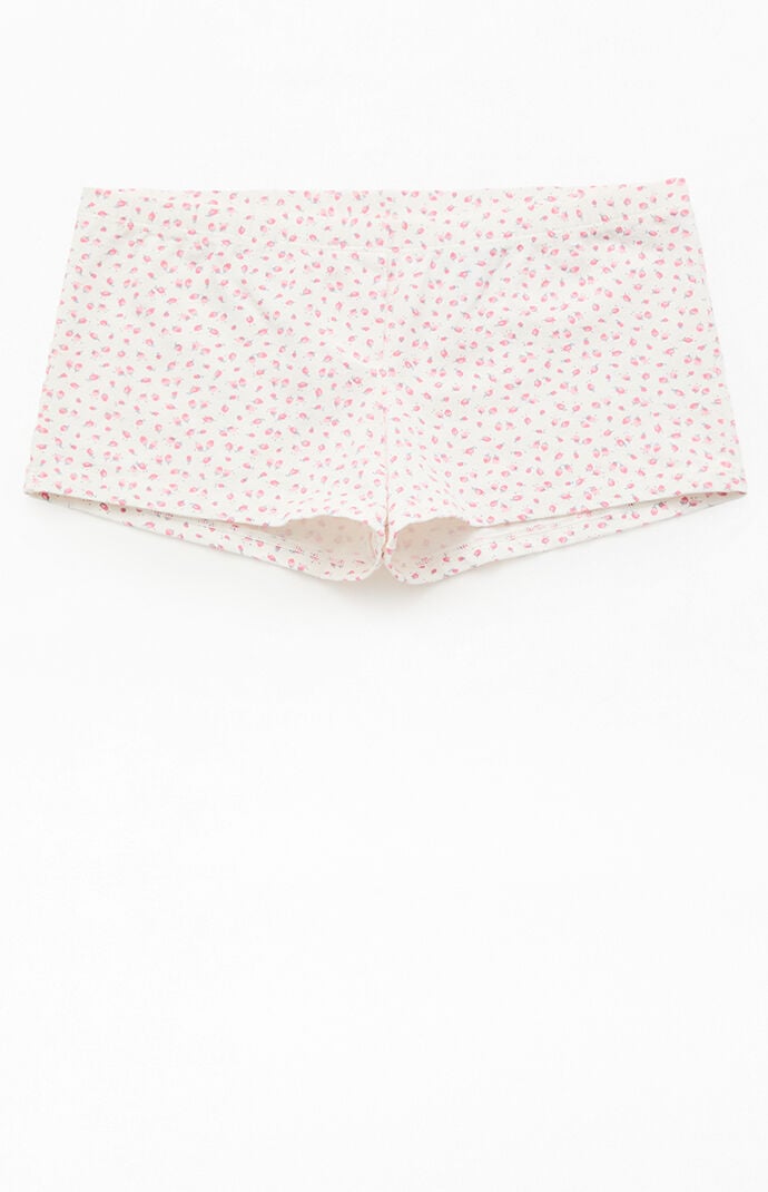 John Galt Pink Floral Boxer Boyshorts