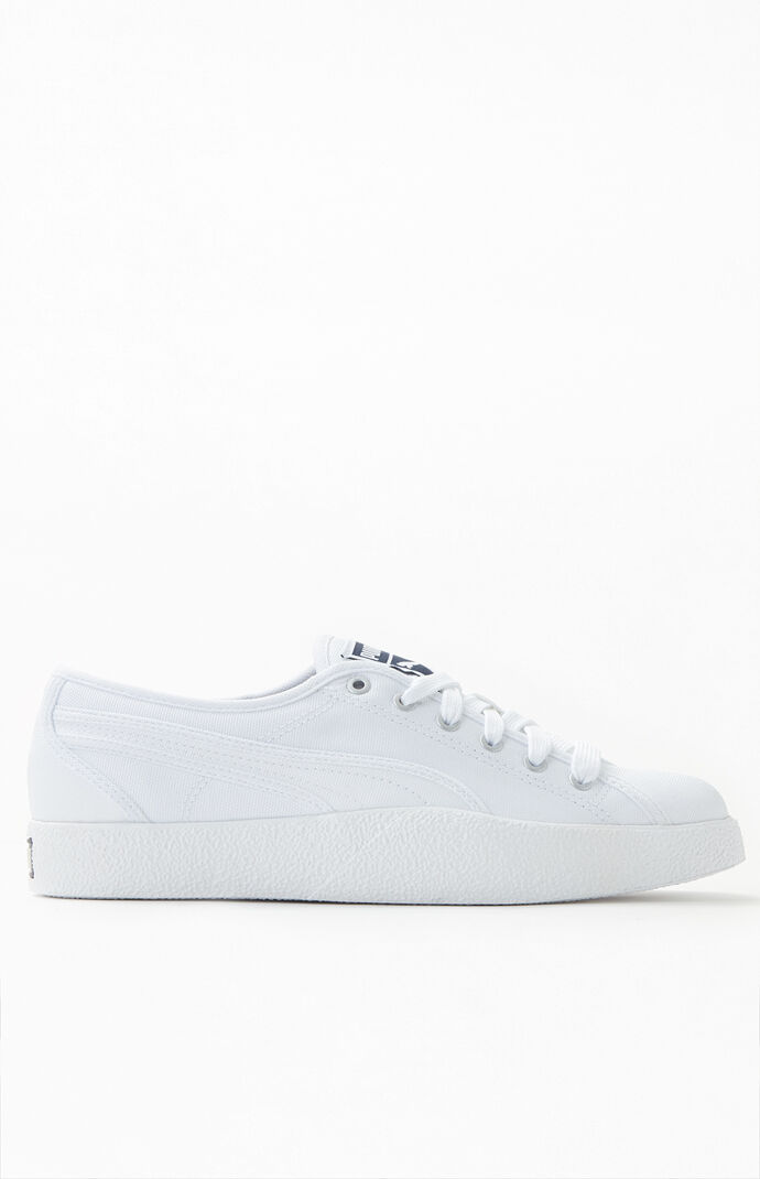 Love White Canvas Sneakers