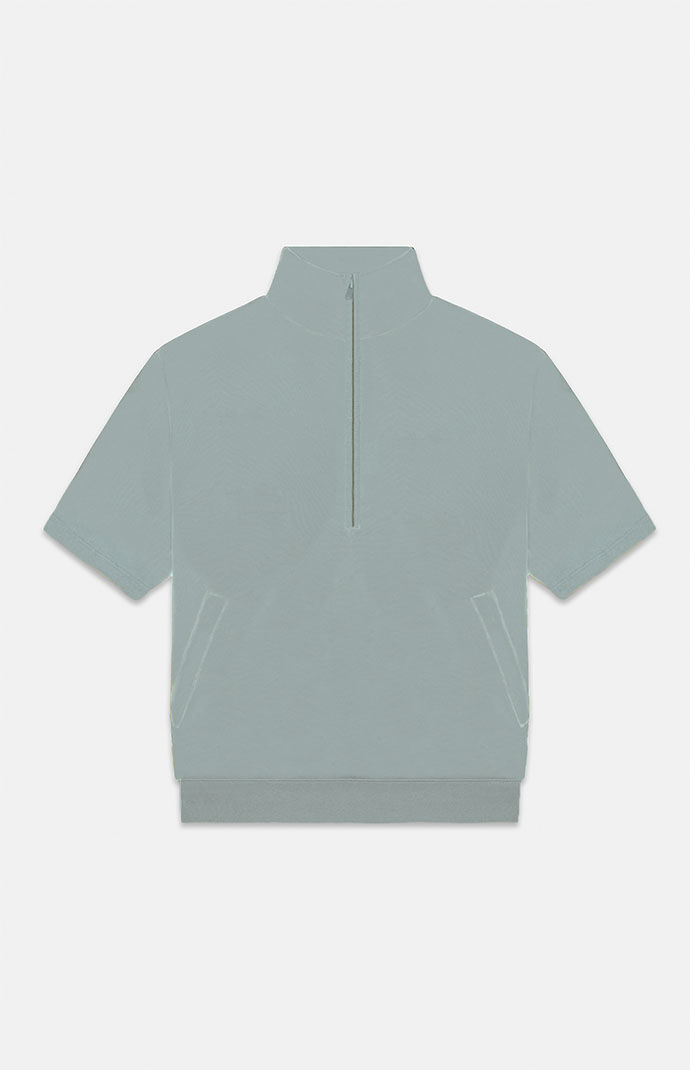 피오갓 에센셜 Fear Of God Kids Sycamore Half-Zip Mock Neck Sweatshirt
