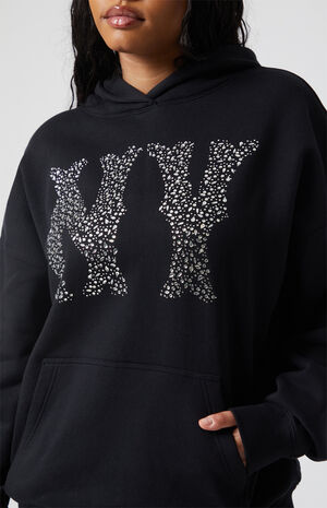 NY Rhinestone Hoodie image number 3