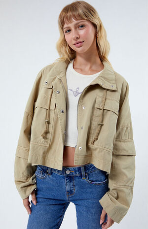Twill Cargo Jacket image number 2
