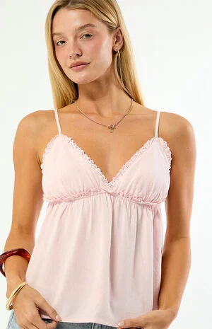 Emma Trim Babydoll Top image number 5