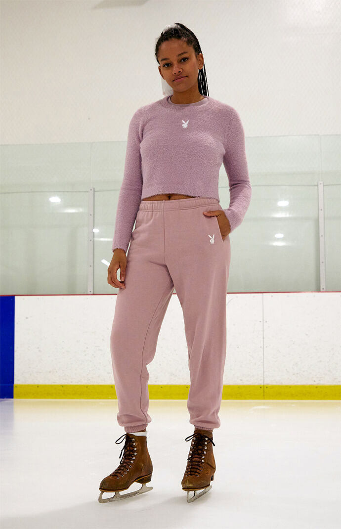 playboy bunny sweatpants pink
