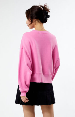 Vintage Pacific Sunwear Cropped Crew Neck Sweatshirt image number 4