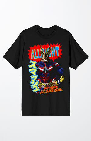 Black My Hero Academia T-Shirt Black My Hero Academia T-Shirt image number null