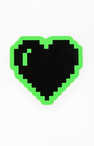 Pixel Heart Sticker image number 1