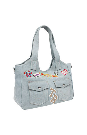 Agusto Multi Patch Soft Tote Bag image number 2