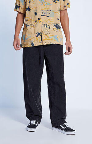 Black Range Baggy Tapered Pants image number 1