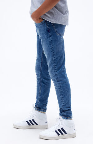 Dark Blue Pull-On Jeans image number 2