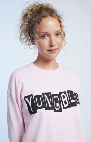 YUNGBLUD The Funeral Crew Neck Sweatshirt image number 3
