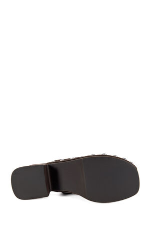 Women's Walinda Chocolate Studded Clogs image number 5