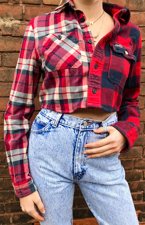 Eco Reworked Flannel Shirt image number 1