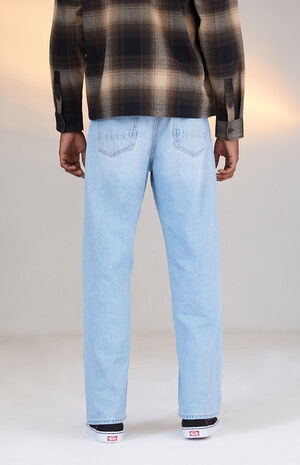 Light Indigo Ultra Baggy Jeans image number 4