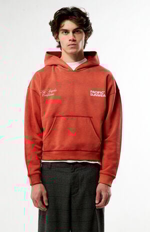Red Terrain Heavyweight Hoodie image number 1
