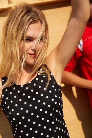'90s Polka Dot Dress image number 3