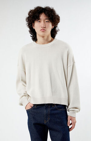 Oatmeal Cropped Sweater image number 1