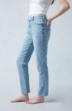 Light Blue Mom Jeans image number 3