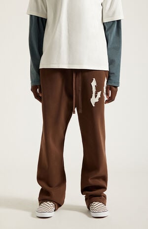 LA Raw Applique Baggy Sweatpants image number 2