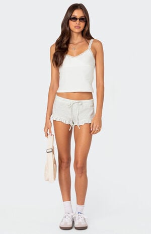 Randi Ruffled Micro Shorts image number 1