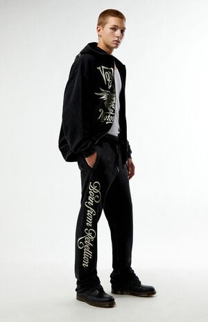 Moto Straight Leg Sweatpants image number 1