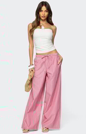 Maggy Striped Wide Leg Pants image number 1