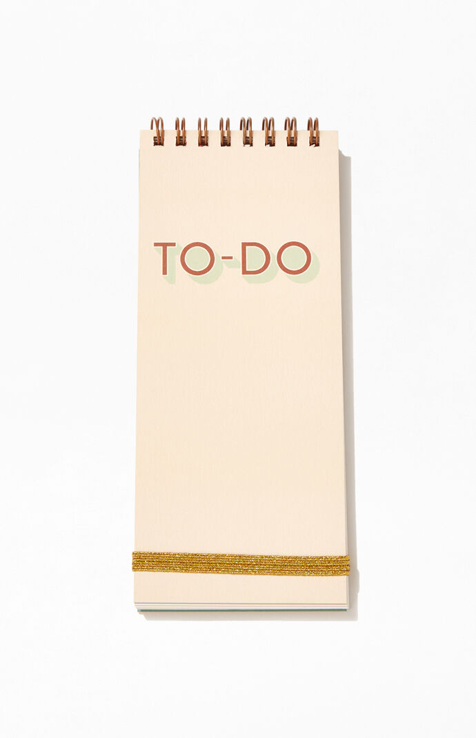 Peach To Do Notepad