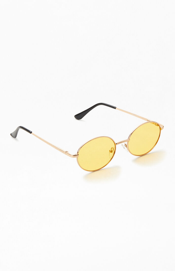 Oval Metal Sunglasses
